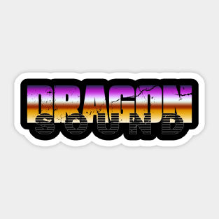 Dragon Sound - A New Wave In Music Sticker